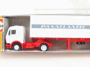 HO Scale Herpa White Tractor Trailer w/ Panatlantic Container