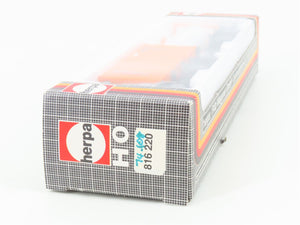 HO Scale Herpa 816220 Gray Tract Trailer w/ 2 Containers
