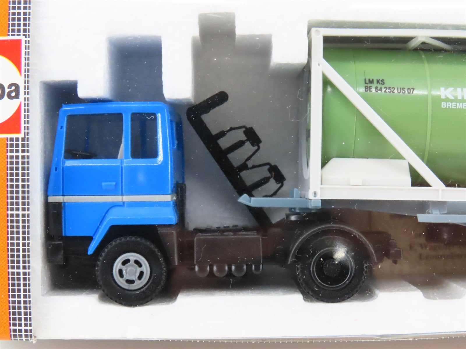 HO Scale Herpa 805220 Kieserling Tractor Trailer w/ Tank Container