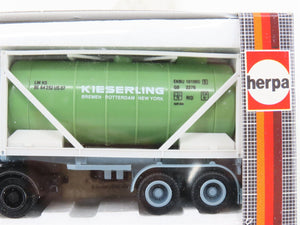 HO Scale Herpa 805220 Kieserling Tractor Trailer w/ Tank Container
