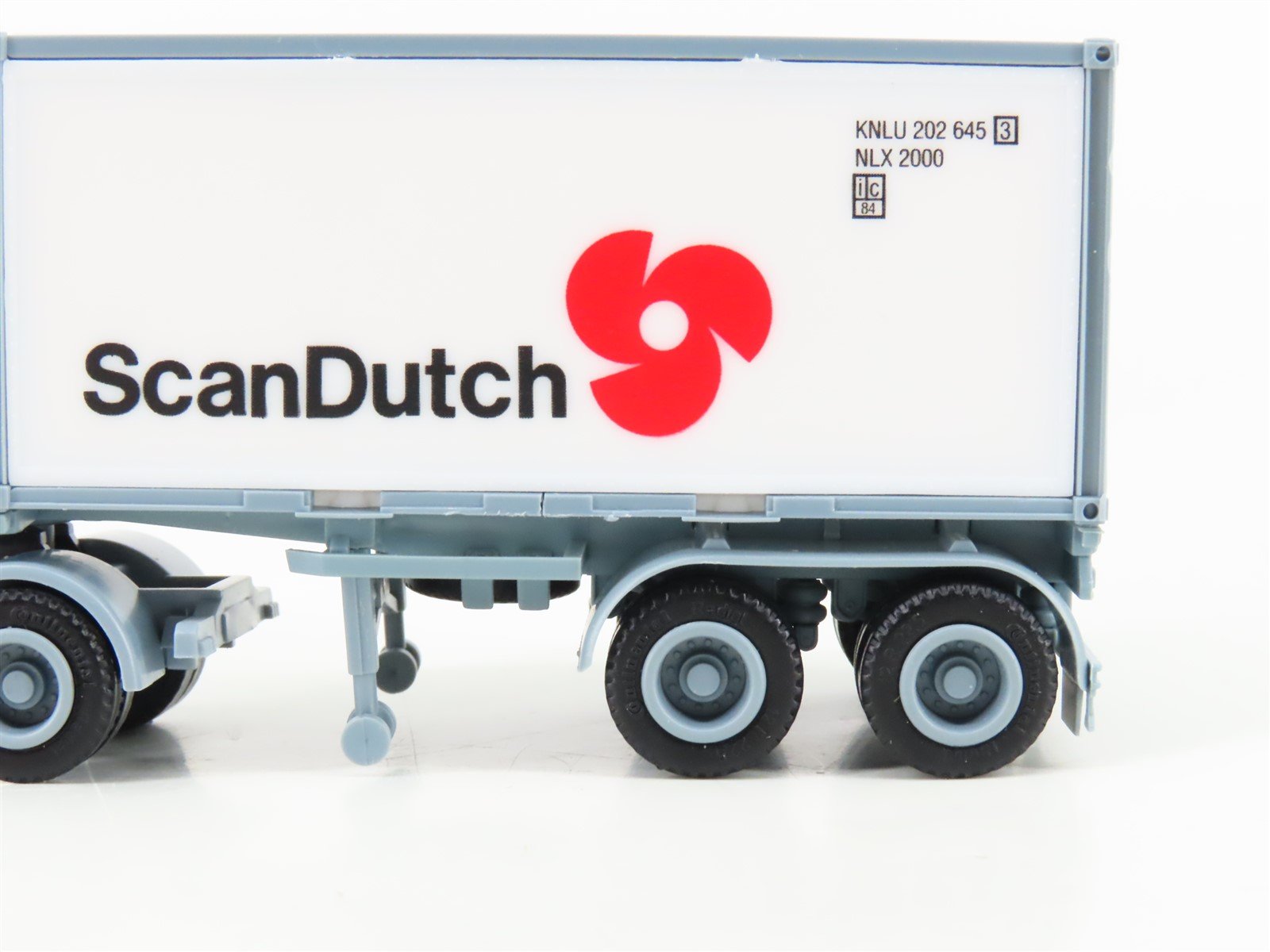 HO Scale EKB Kieserling Tractor Trailer w/ ScanDutch Container