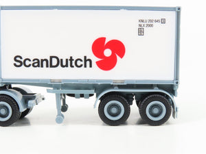 HO Scale EKB Kieserling Tractor Trailer w/ ScanDutch Container
