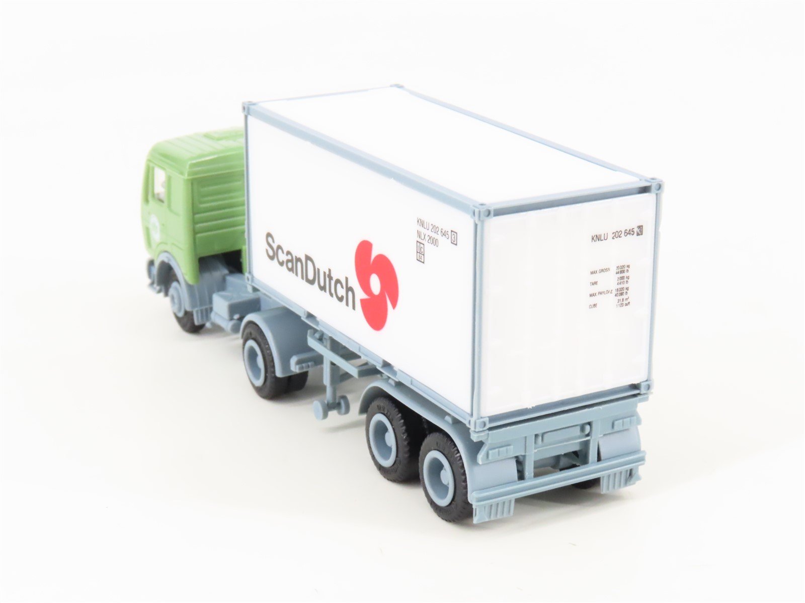 HO Scale EKB Kieserling Tractor Trailer w/ ScanDutch Container
