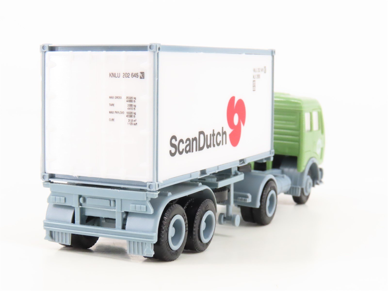 HO Scale EKB Kieserling Tractor Trailer w/ ScanDutch Container