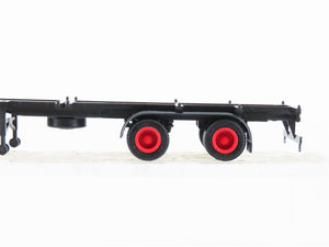 HO Scale Herpa WEW Tractor Trailer w/ 2 Tanker Containers