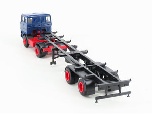 HO Scale Herpa WEW Tractor Trailer w/ 2 Tanker Containers