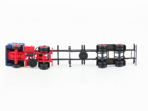 HO Scale Herpa WEW Tractor Trailer w/ 2 Tanker Containers