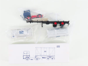 HO Scale Herpa WEW Tractor Trailer w/ 2 Tanker Containers