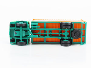 HO Scale Herpa 811544 Hapag-Lloyd Truck & Trailer w/ 2 Containers
