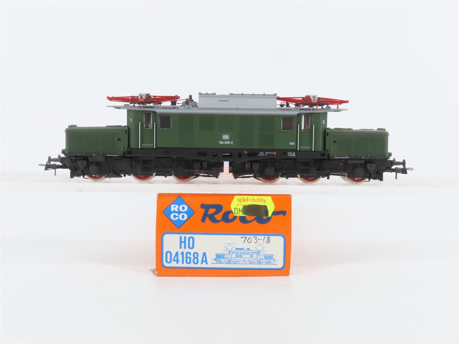 HO Scale Roco 04168A DB Deutsche Bahn BB 194 Electric Locomotive #035-2