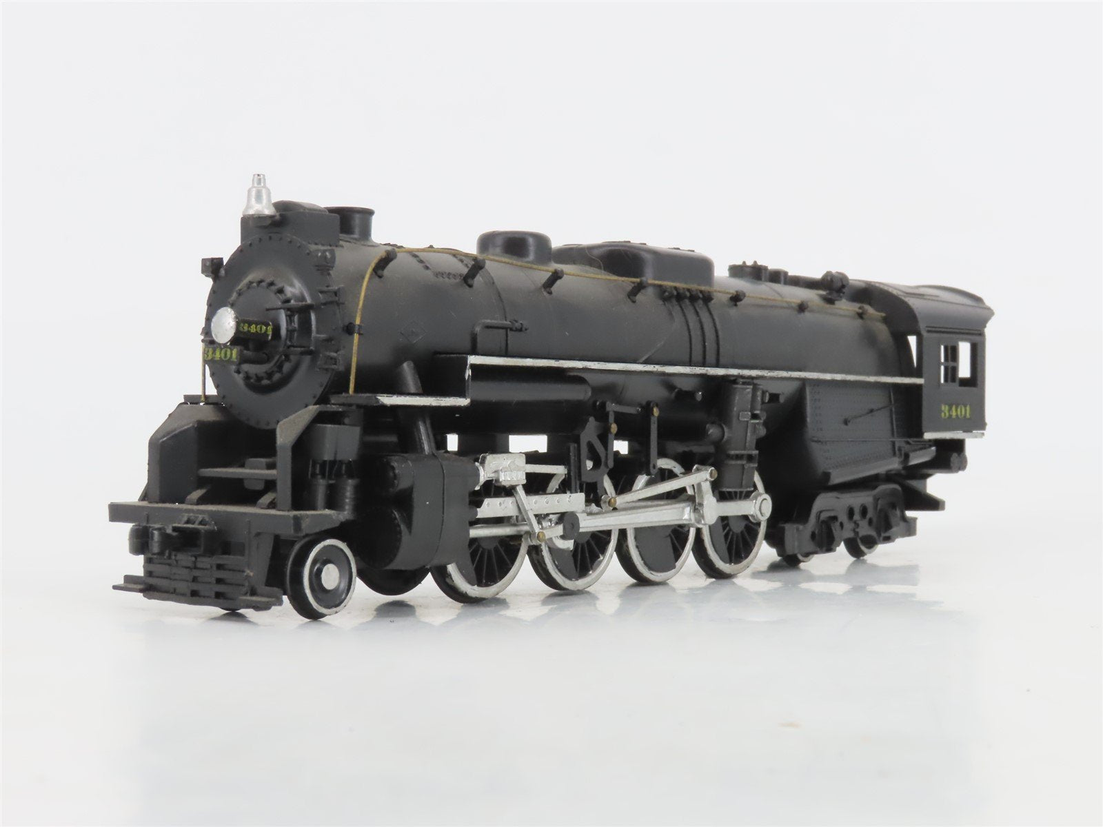 HO Scale Erie Railway 2-8-4 Steam Locomotive #3401 STATIC MODEL & Custom