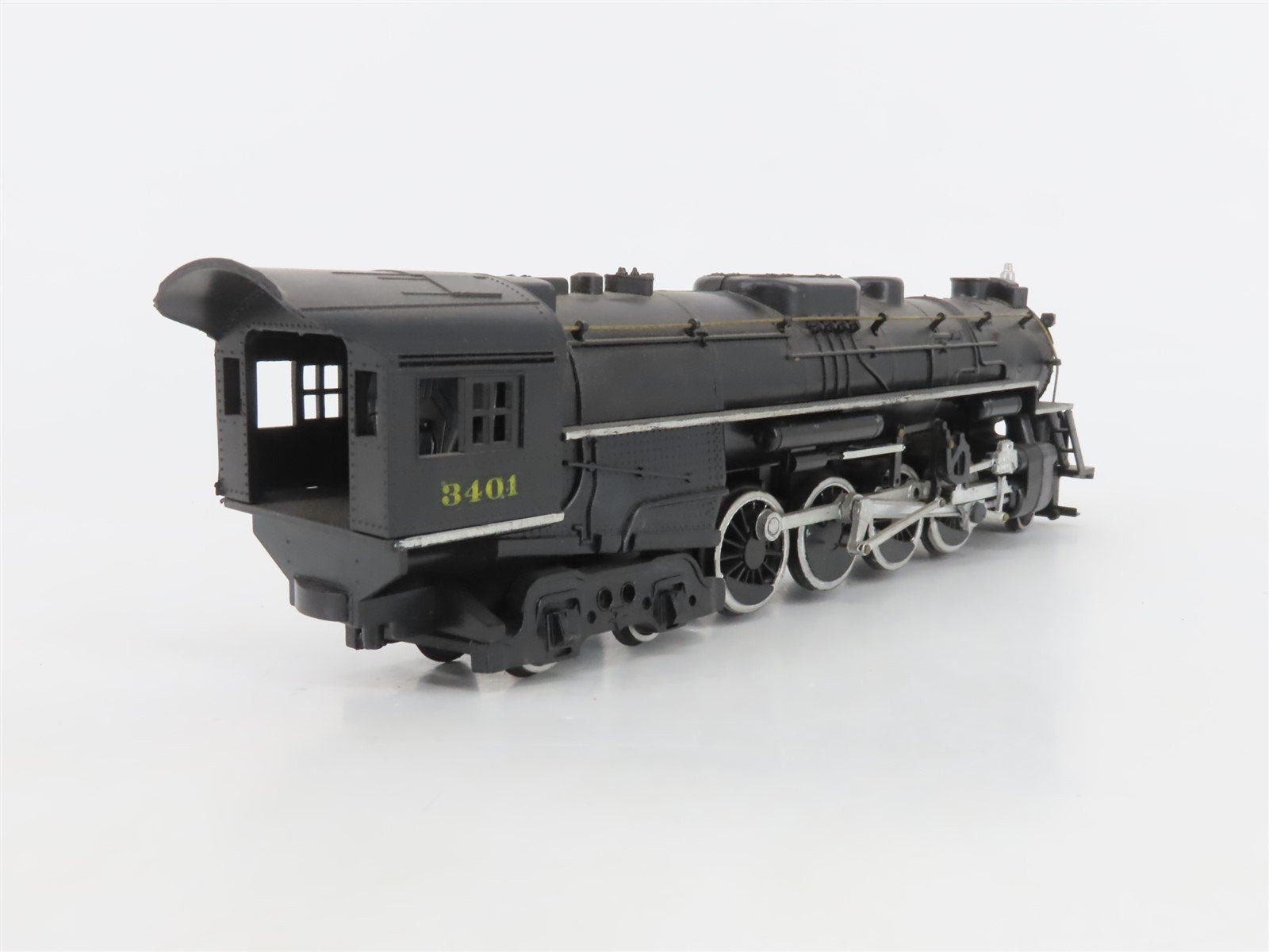 HO Scale Erie Railway 2-8-4 Steam Locomotive #3401 STATIC MODEL & Custom
