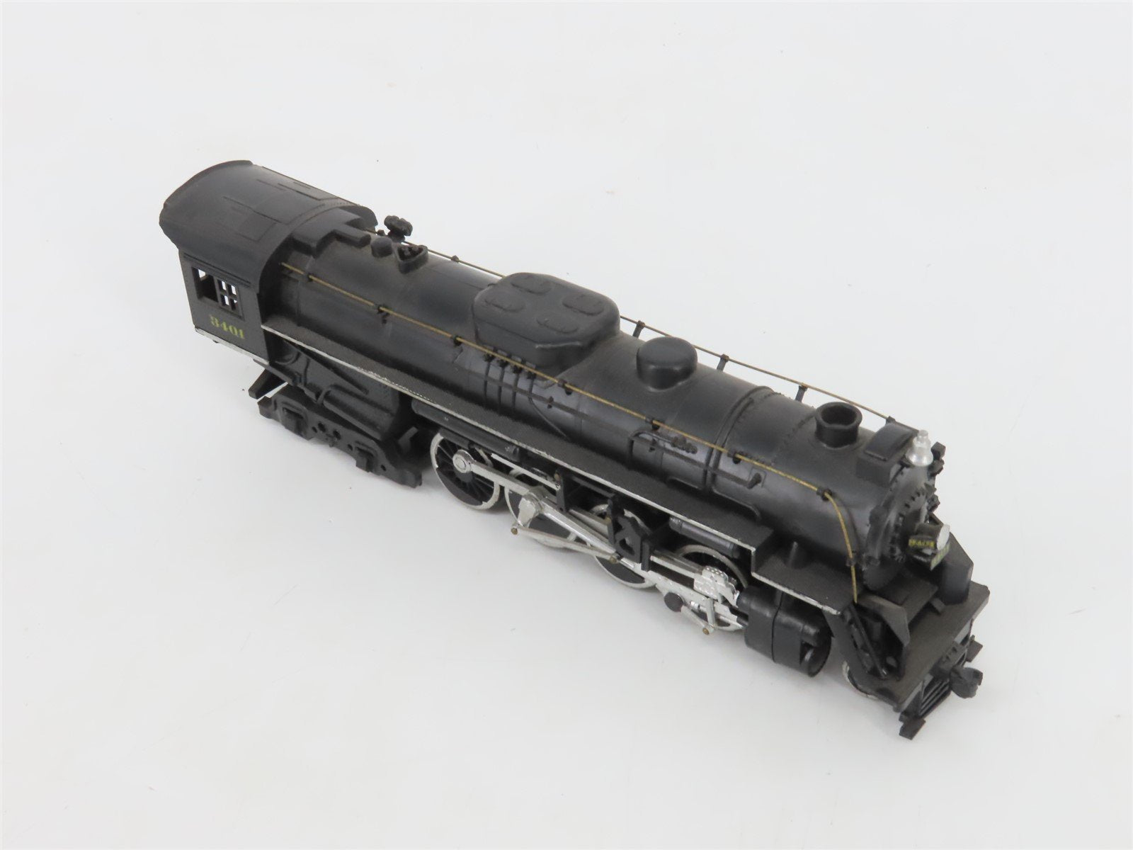 HO Scale Erie Railway 2-8-4 Steam Locomotive #3401 STATIC MODEL & Custom