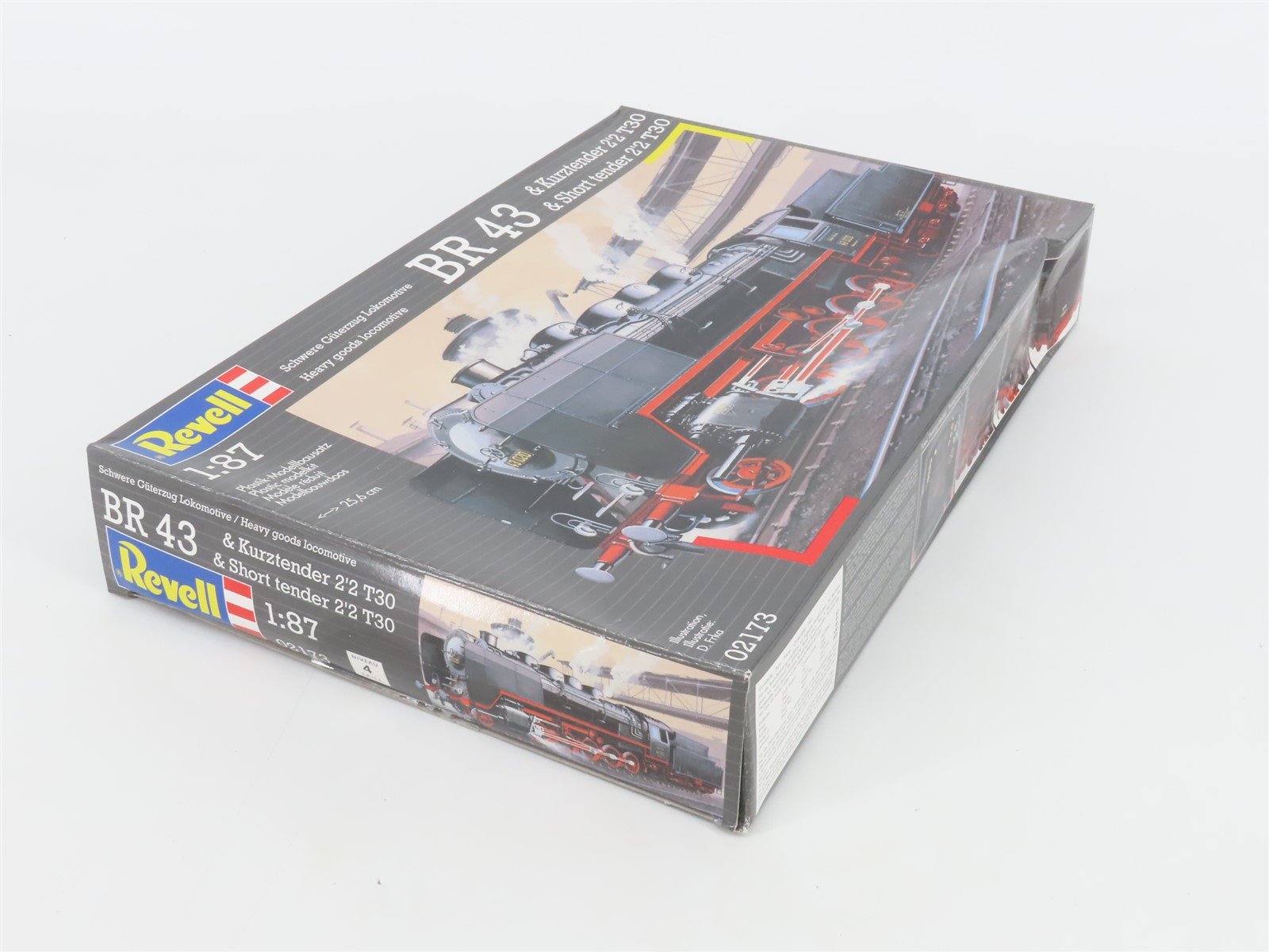 HO Scale Revell 02173 BR 43 2-10-0 Steam Locomotive Kit STATIC MODEL
