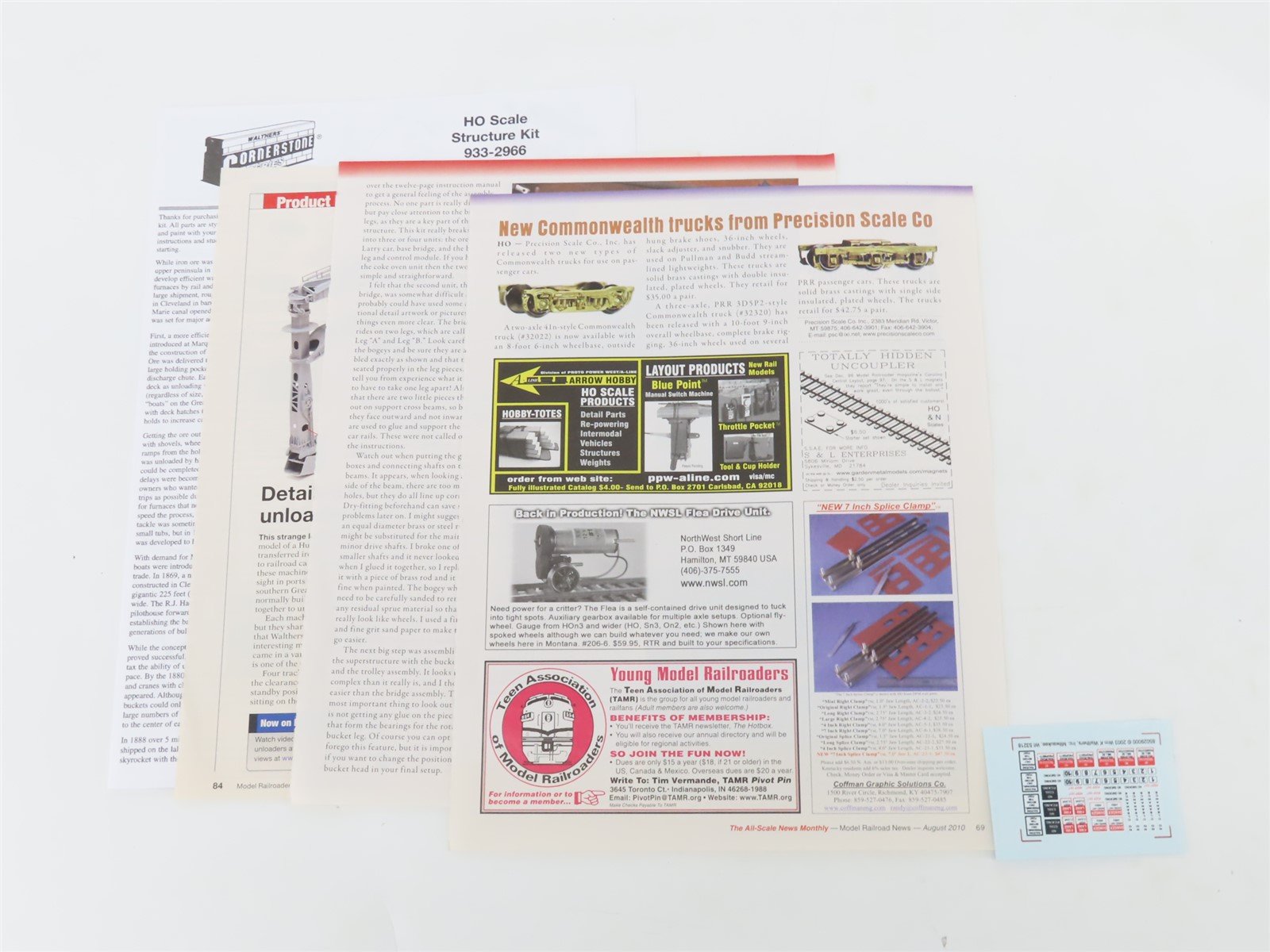 HO Scale Walthers 933-2966 Hulett Unloader Building Kit