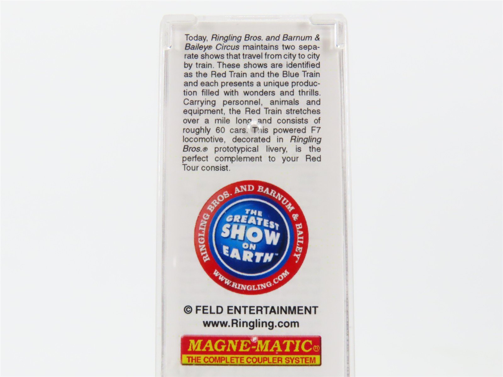 Z Scale Micro-Trains MTL 98001522 Ringling Bros F7A Diesel Locomotive #1919