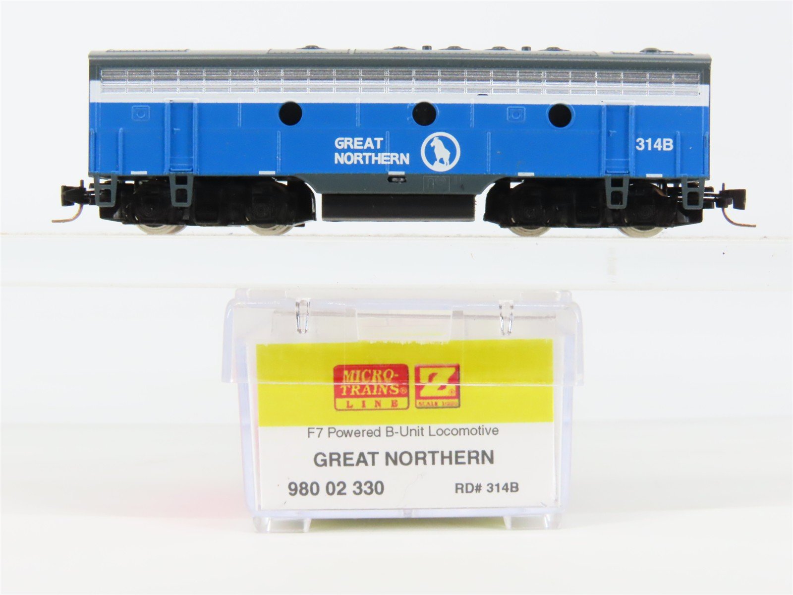 Z Scale Micro-Trains MTL 98002330 GN Great Northern F7B Diesel Locomotive #314B