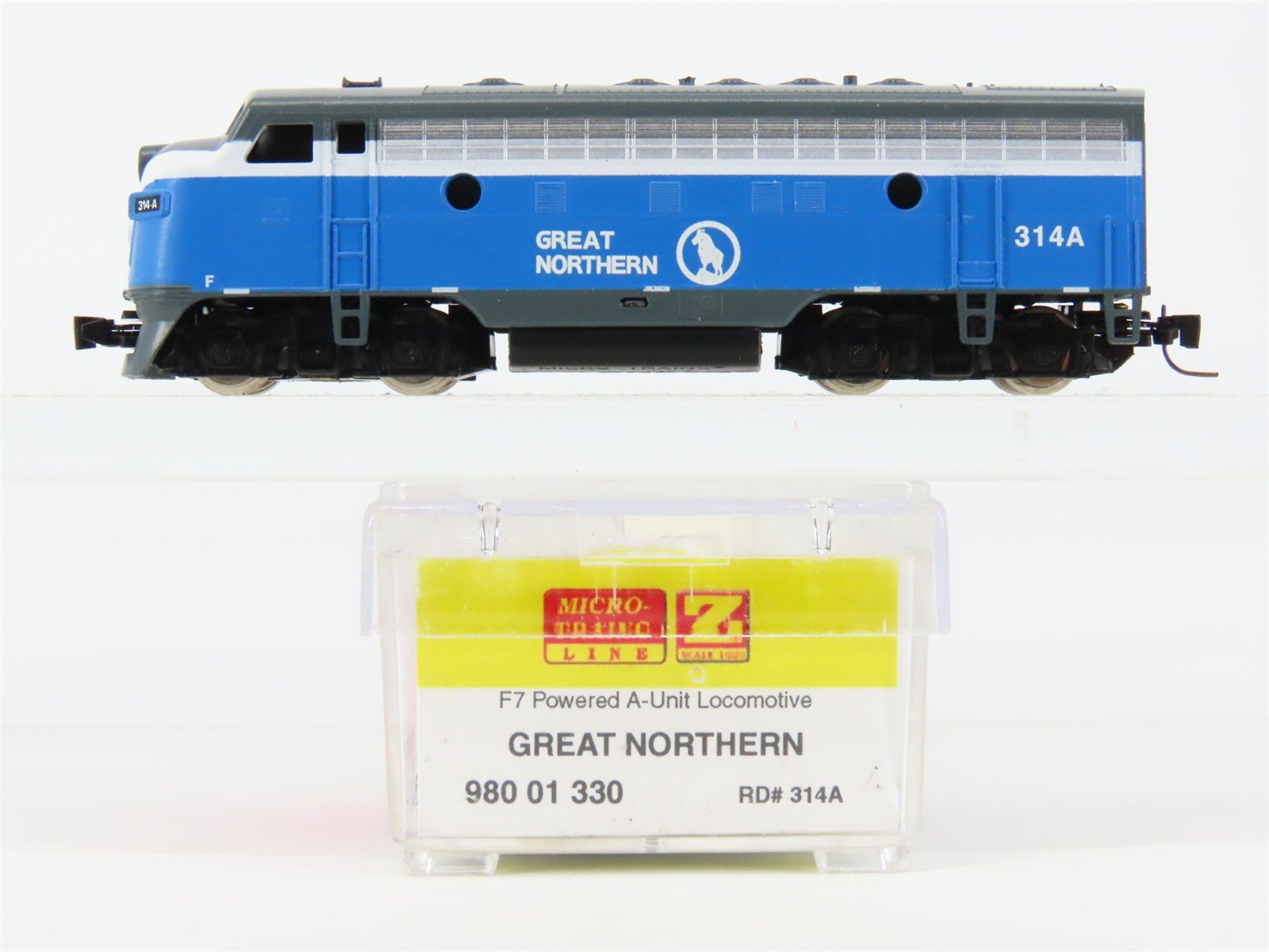 Z Scale Micro-Trains MTL 98001330 GN Great Northern F7A Diesel Locomotive #314A