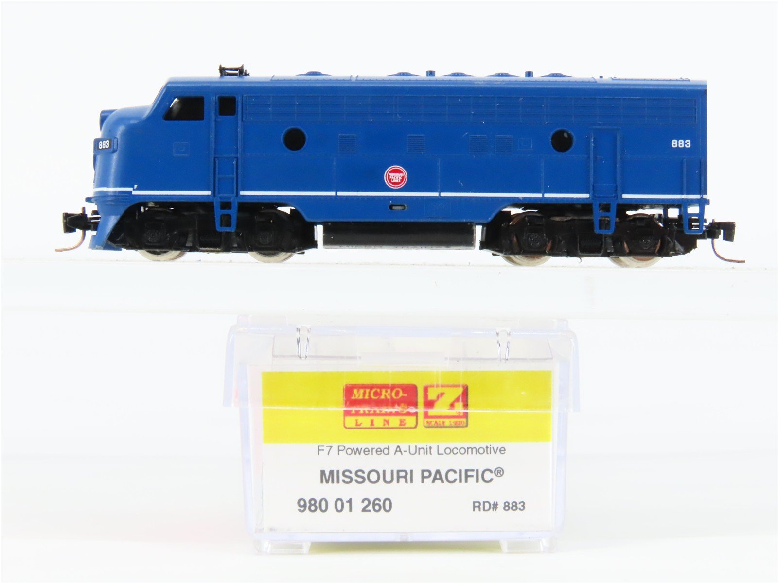 Z Scale Micro-Trains MTL 98001260 MP Missouri Pacific F7A Diesel Loco #883