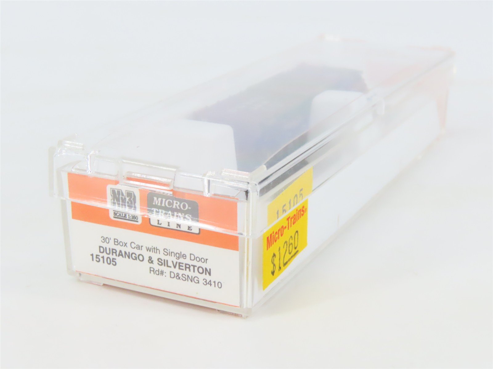 Nn3 Scale Micro-Trains MTL 15105 D&SNG Durango & Silverton 30' Box Car #3410