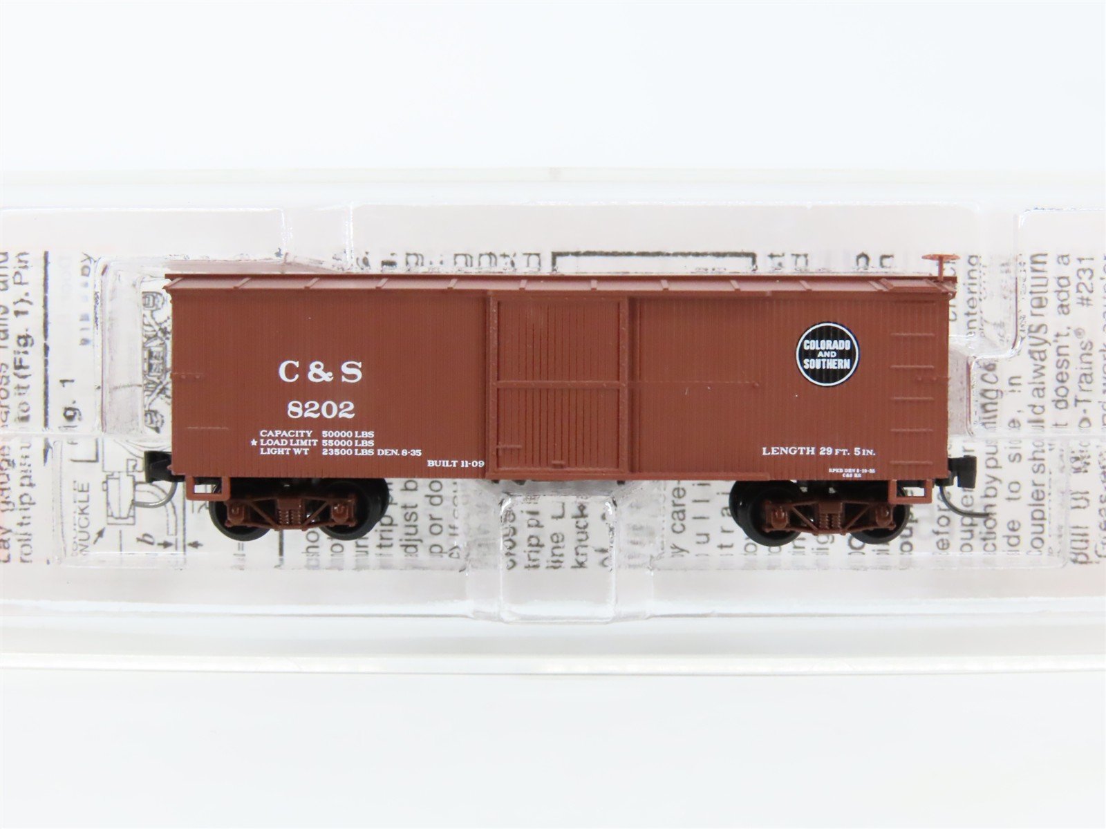 Nn3 Scale Micro-Trains MTL 15106 C&S Colorado & Southern 30' Box Car #8202