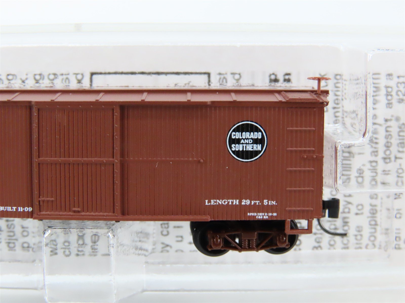 Nn3 Scale Micro-Trains MTL 15106 C&S Colorado & Southern 30' Box Car #8202