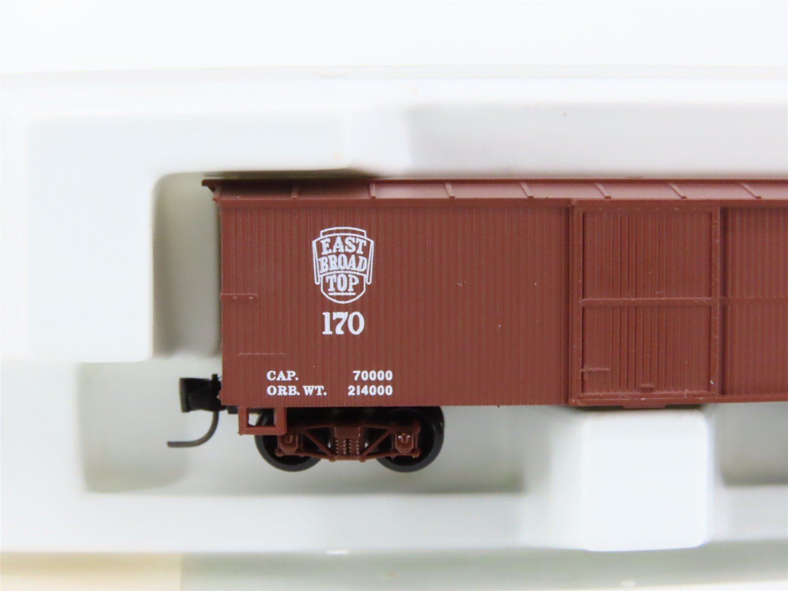 Nn3 Scale Micro-Trains MTL 15107 East Broad Top 30' Single Door Box Car #170