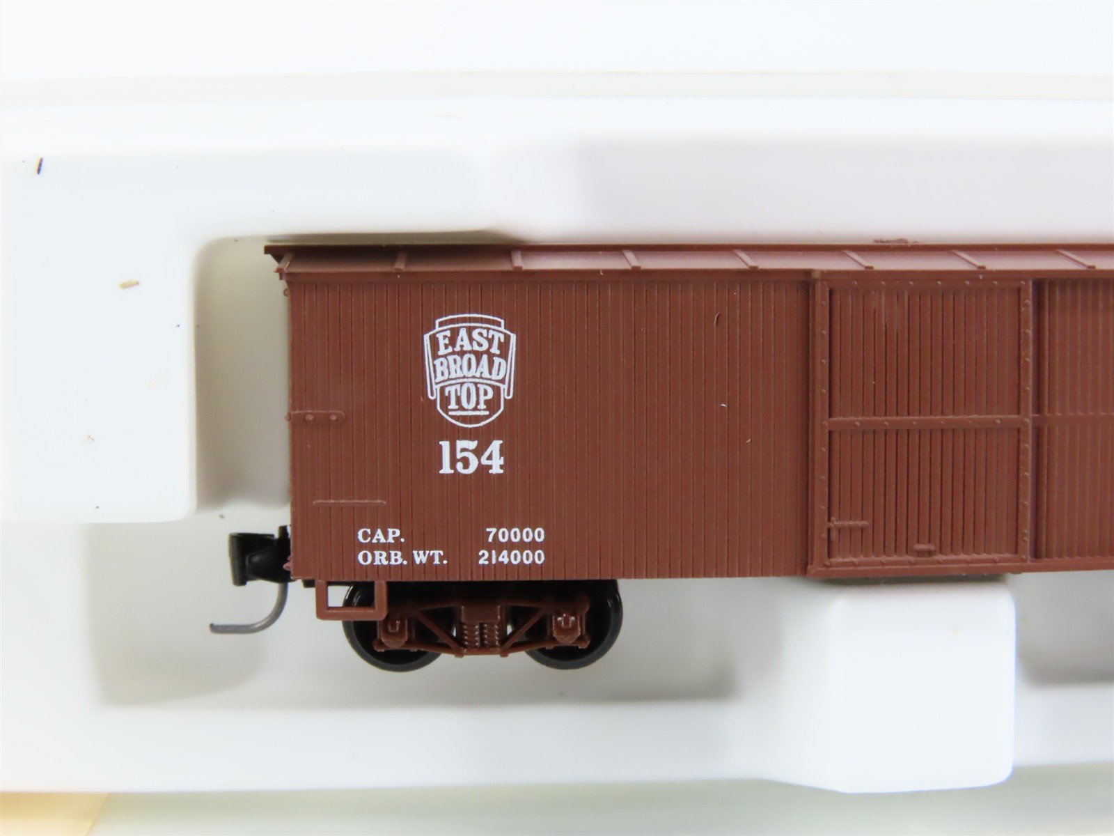 Nn3 Scale Micro-Trains MTL 15107 East Broad Top 30' Single Door Box Car #154