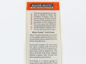 Nn3 Scale Micro-Trains MTL 15108 C&N Colorado & North Western 30' Box Car #1026