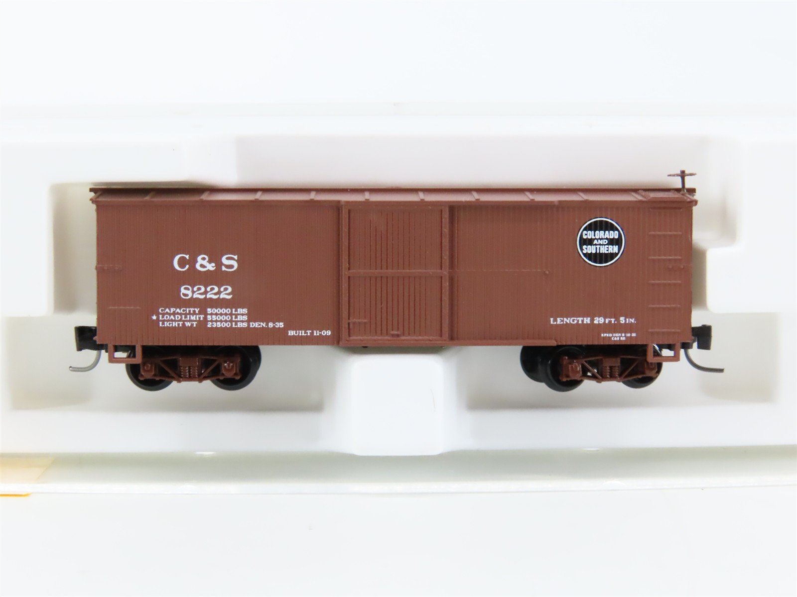Nn3 Scale Micro-Trains MTL 15106 C&S Colorado & Southern 30' Box Car #8222