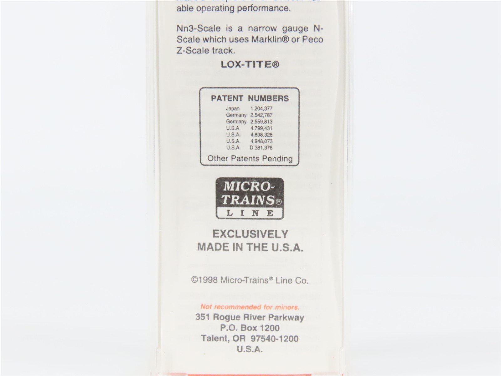 Nn3 Scale Micro-Trains MTL 15106 C&S Colorado & Southern 30' Box Car #8222