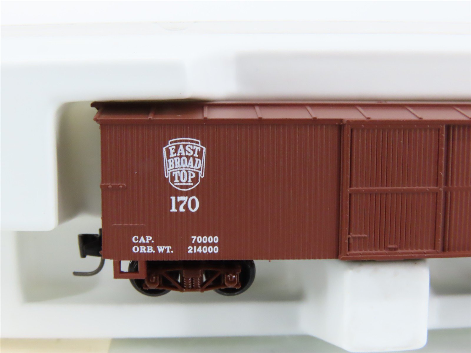 Nn3 Scale Micro-Trains MTL 15107 East Broad Top 30' Single Door Box Car #170