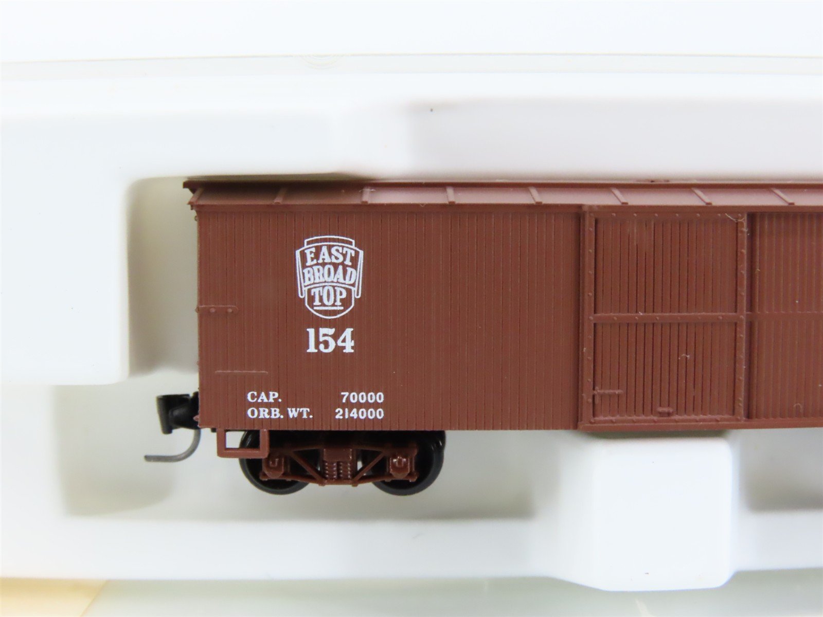 Nn3 Scale Micro-Trains MTL 15107 East Broad Top 30' Single Door Box Car #154