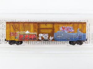 Z Micro-Trains MTL 51044440 HS Valdosta Southern 50' Box Car #30121 w/ Graffiti