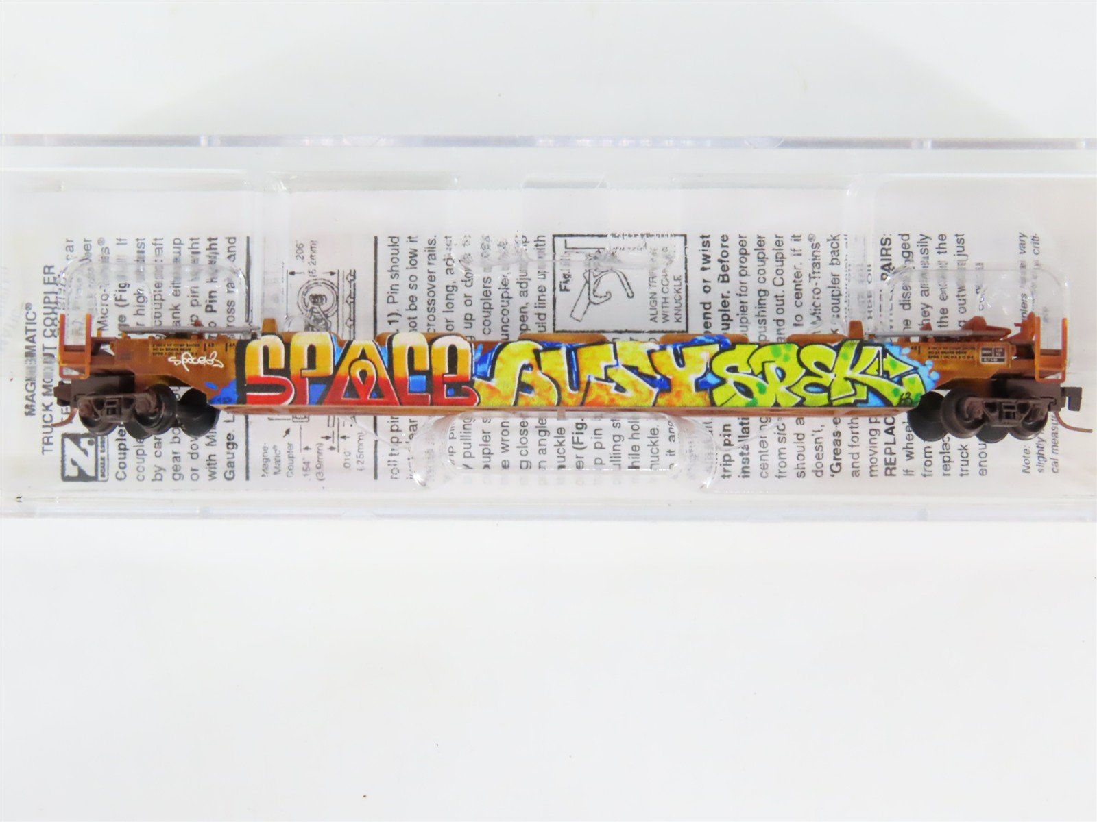Z Scale Micro-Trains MTL 54044010 DTTX Trailer Train Well Car w/ Graffiti