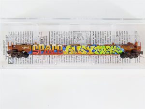 Z Scale Micro-Trains MTL 54044010 DTTX Trailer Train Well Car w/ Graffiti