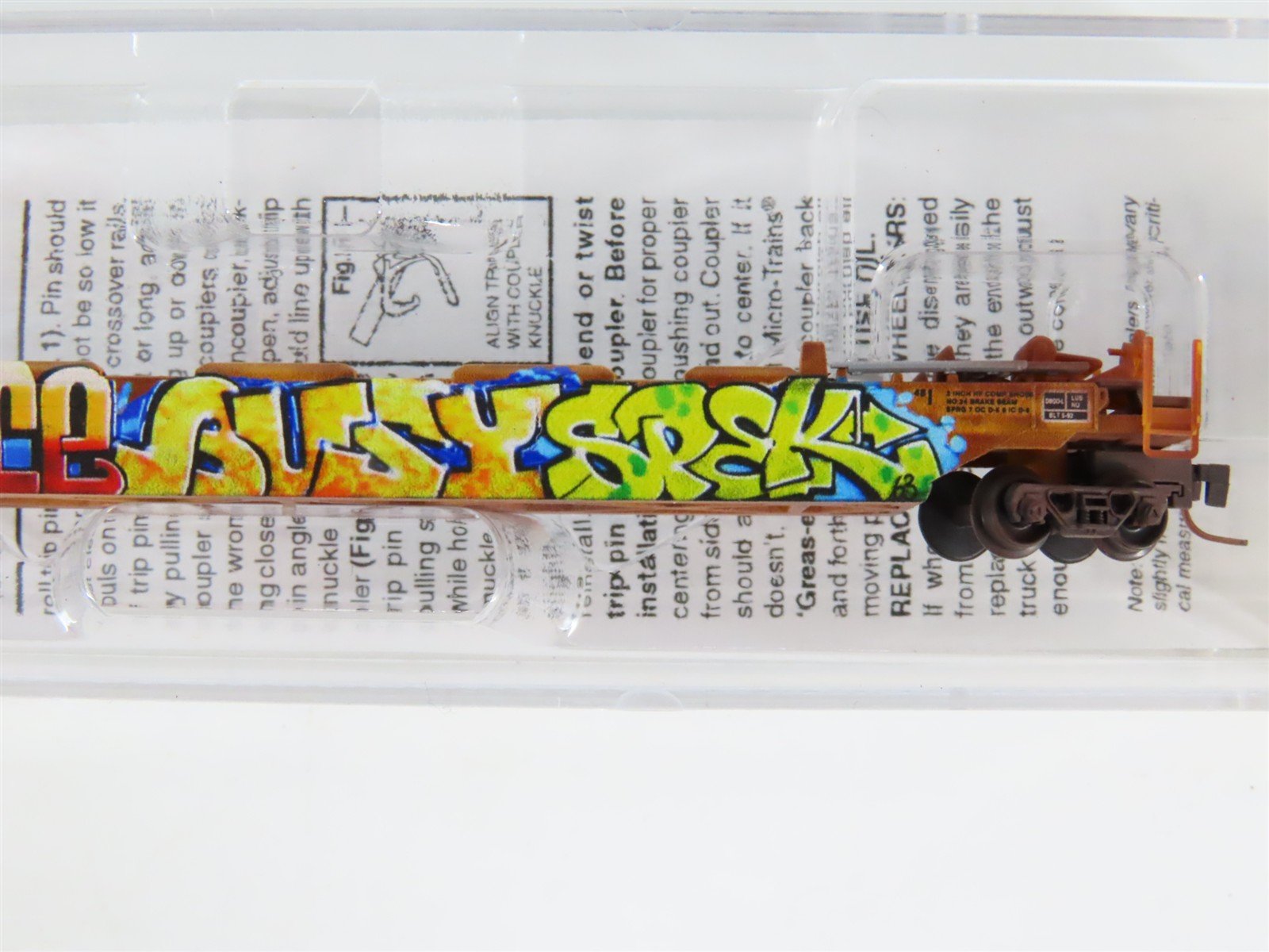 Z Scale Micro-Trains MTL 54044010 DTTX Trailer Train Well Car w/ Graffiti