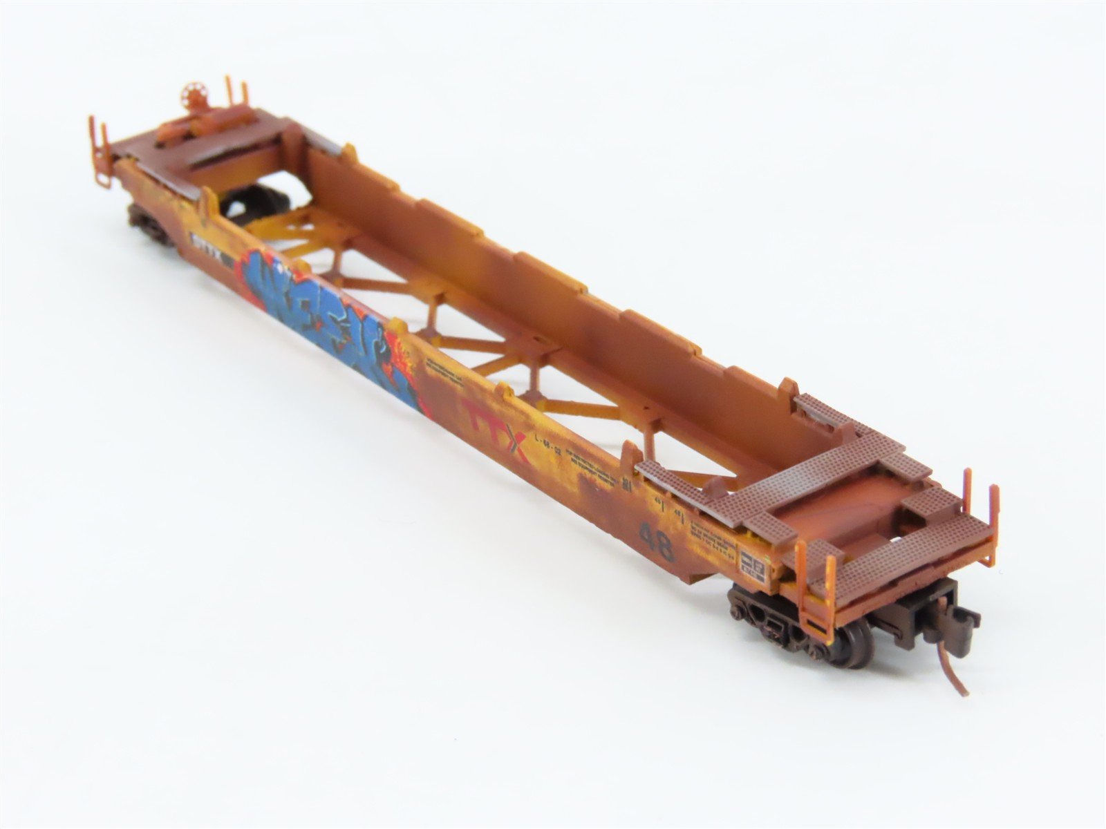 Z Scale Micro-Trains MTL 54044010 DTTX Trailer Train Well Car w/ Graffiti