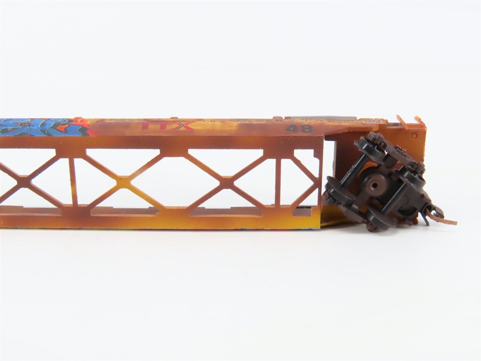 Z Scale Micro-Trains MTL 54044010 DTTX Trailer Train Well Car w/ Graffiti