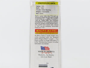 Z Scale Micro-Trains MTL 54044010 DTTX Trailer Train Well Car w/ Graffiti
