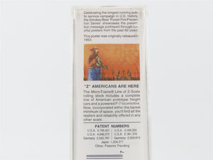 Z Scale Micro-Trains MTL 50700310 SBX Smokey Bear 50' Plug Door Box Car #1953A