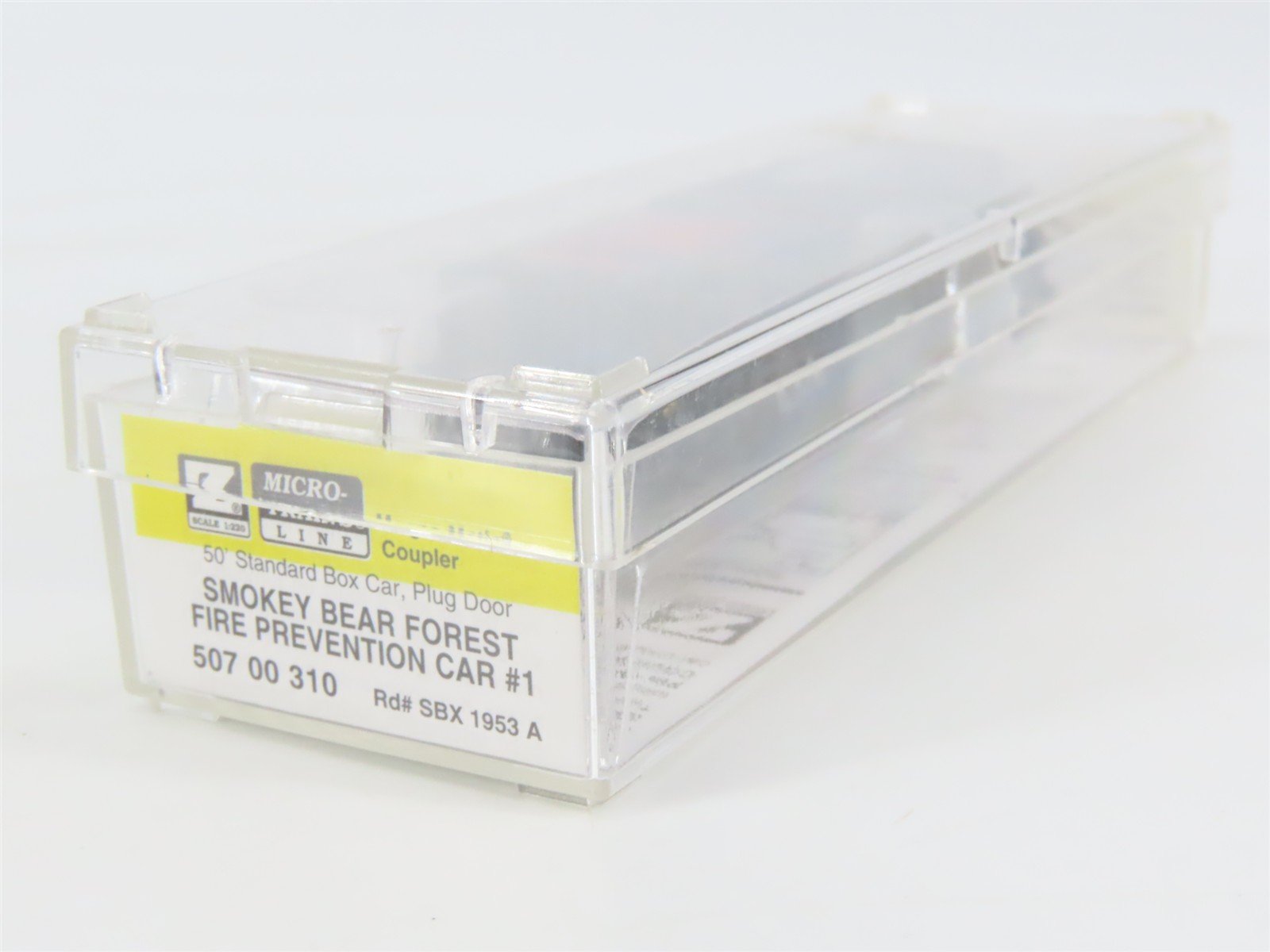 Z Scale Micro-Trains MTL 50700310 SBX Smokey Bear 50' Plug Door Box Car #1953A