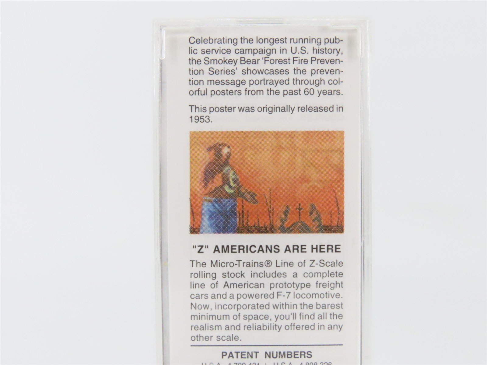 Z Scale Micro-Trains MTL 50700310 SBX Smokey Bear 50' Plug Door Box Car #1953A