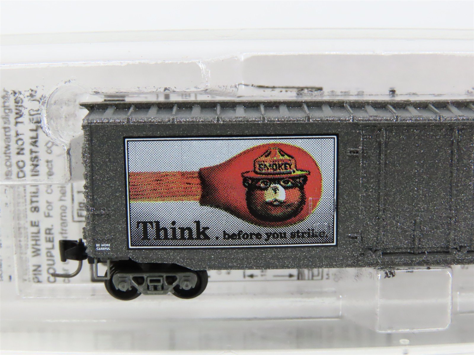 Z Scale Micro-Trains MTL 50700350 SBX Smokey Bear 50' Plug Door Box Car #1983A