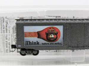 Z Scale Micro-Trains MTL 50700350 SBX Smokey Bear 50' Plug Door Box Car #1983A