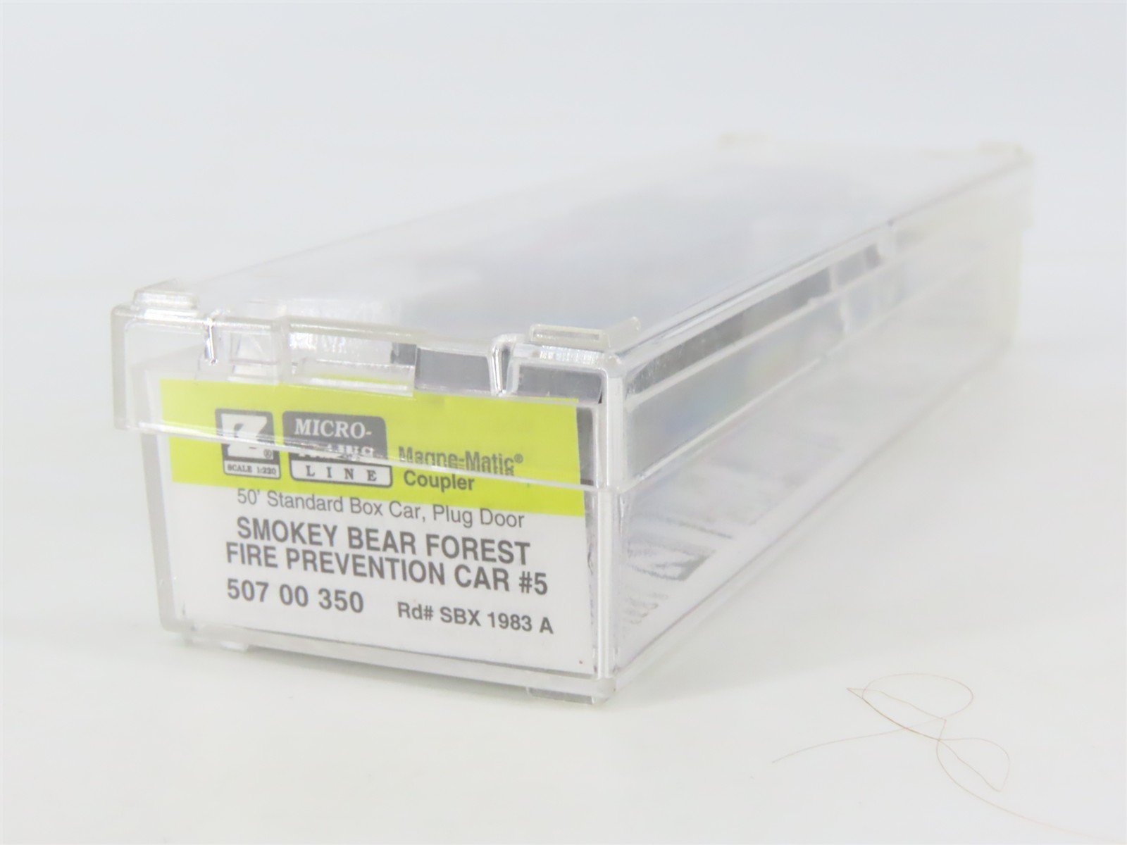 Z Scale Micro-Trains MTL 5070350 SBX Smokey Bear 50' Plug Door Box Car #1983A