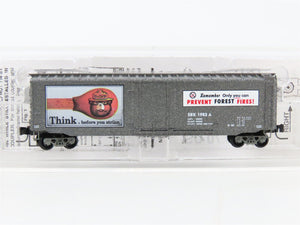 Z Scale Micro-Trains MTL 50700350 SBX Smokey Bear 50' Plug Door Box Car #1983A