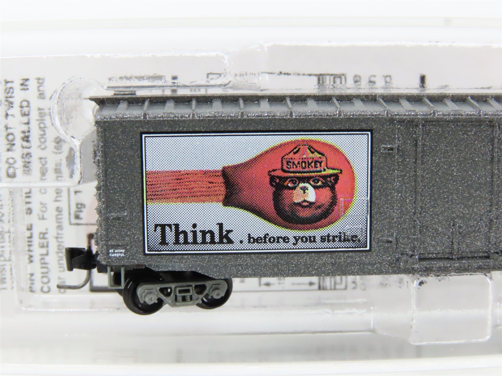 Z Scale Micro-Trains MTL 50700350 SBX Smokey Bear 50' Plug Door Box Car #1983A