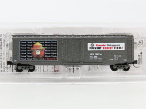 Z Scale Micro-Trains MTL 50700360 SBX Smokey Bear 50' Plug Door Box Car #1982A