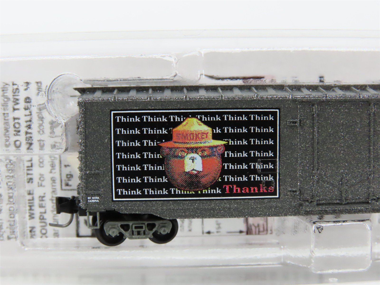 Z Scale Micro-Trains MTL 50700360 SBX Smokey Bear 50' Plug Door Box Car #1982A